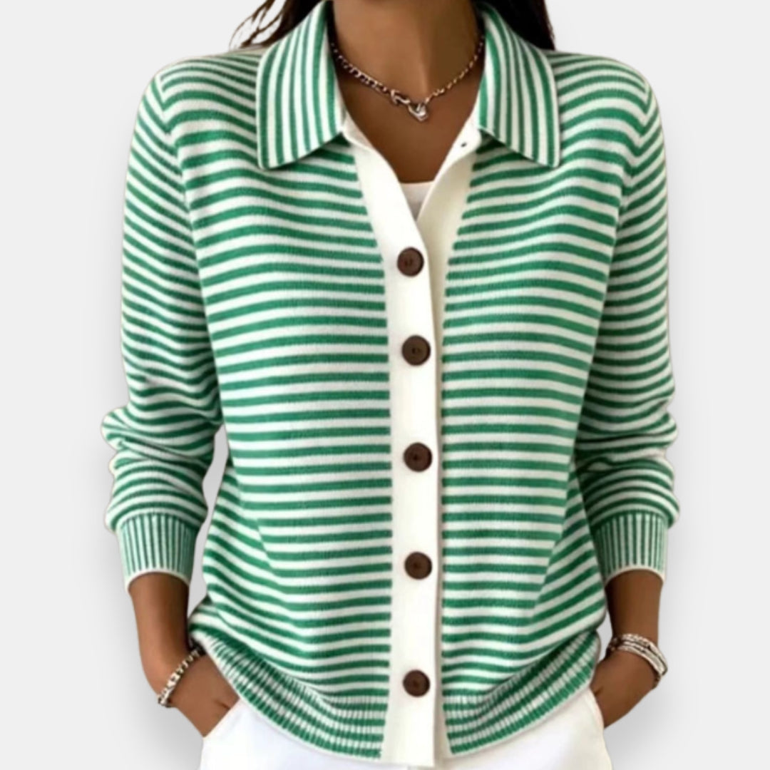 Blythe™ Striped Button Cardigan