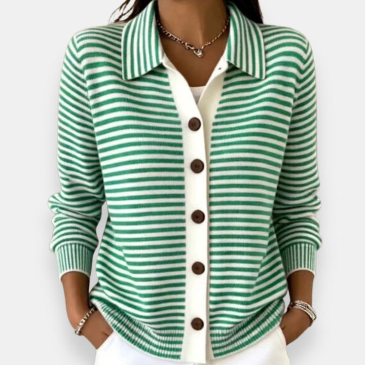 Blythe™ Striped Button Cardigan