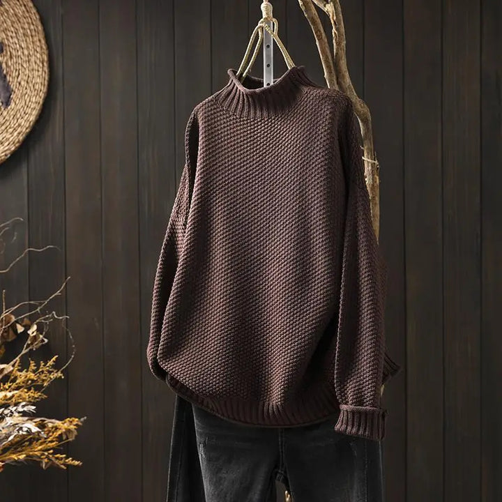 P|H - Relaxed Mock Neck Knit Sweater Ruth