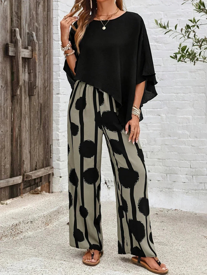 Noelle | Comfortable Elastic Waist Two-Piece Set