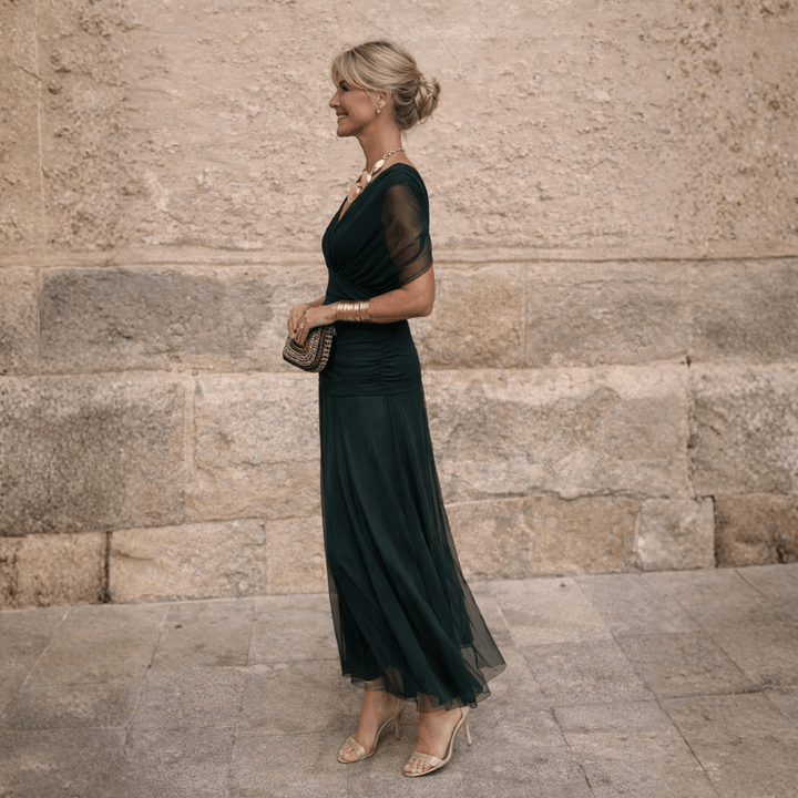Charlotte | Long Off-Shoulder Dress